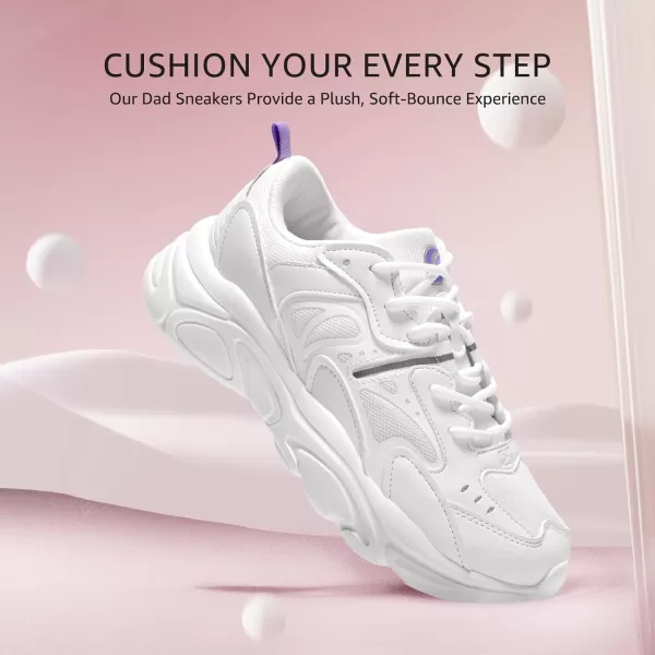 STQ Womens Chunky Sneakers Comfortable Walking Shoes with Arch Sopport