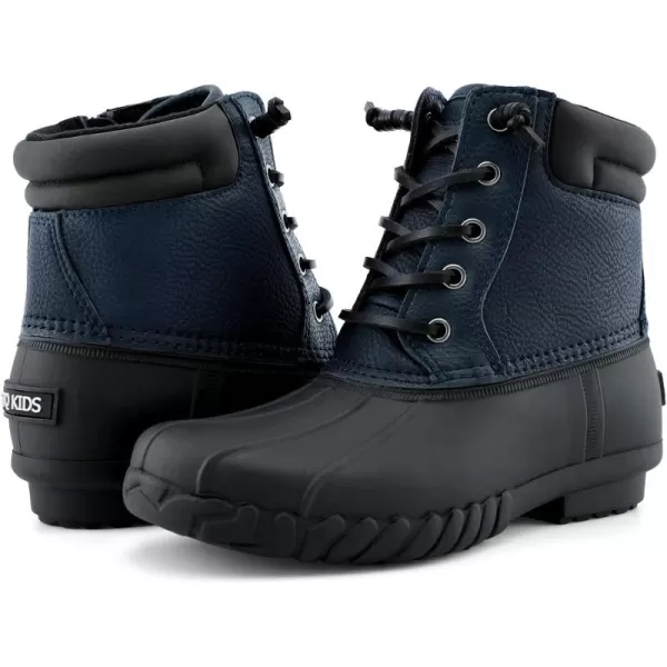 STQ Boy Duck Boots Kids Waterproof Snow Boots Insulated Winter Boots 