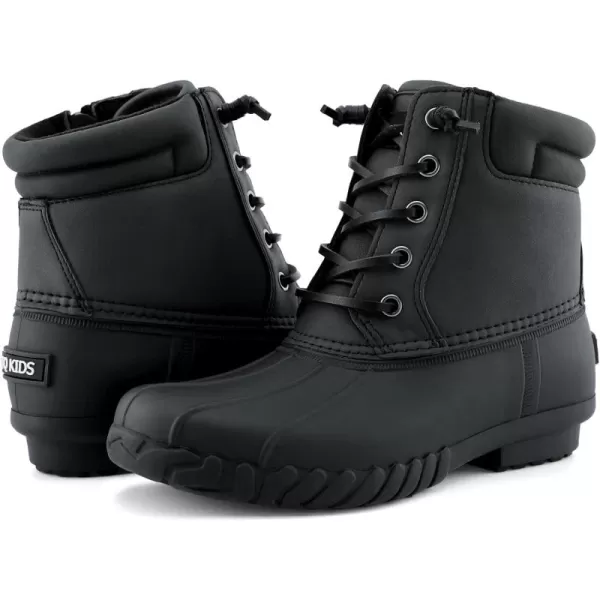 STQ Boy Duck Boots Kids Waterproof Snow Boots Insulated Winter Boots 