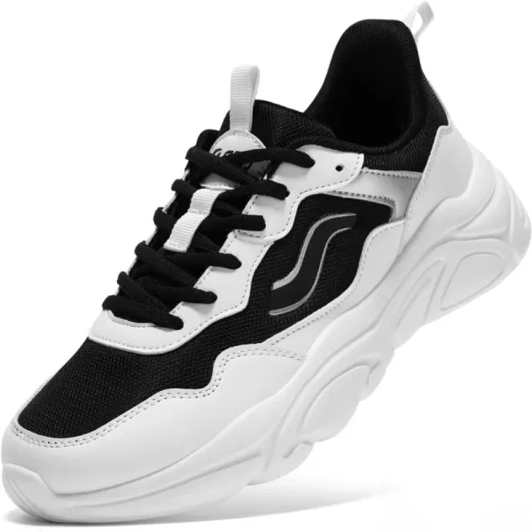 STQ Chunky Sneakers for Womens Platform Dad Shoes Comfortable Walking Shoes