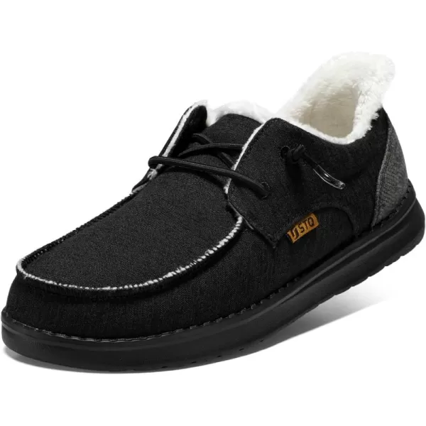 STQ Slip in Women's Loafers丨Orthopedic Fur Lined Ultralight Boat Shoes with Arth Support