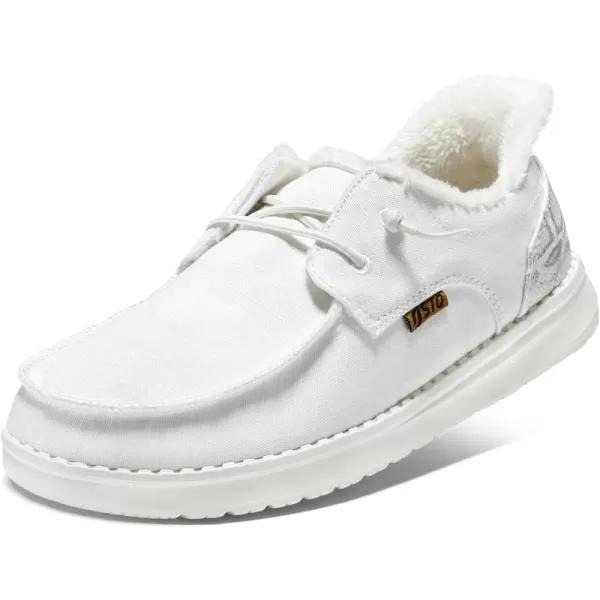 STQ Slip in Women's Loafers丨Orthopedic Fur Lined Ultralight Boat Shoes with Arth Support