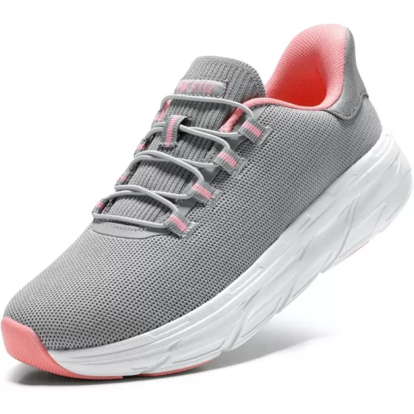STQ Slip ins Walking Shoes Women Hands Free Slip on Sneakers Maternity Shoes for Plantar Fasciitis