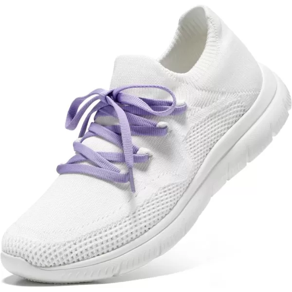 STQ Tennis Shoes Womens Slip on Walking Sneakers with for Gym Workout