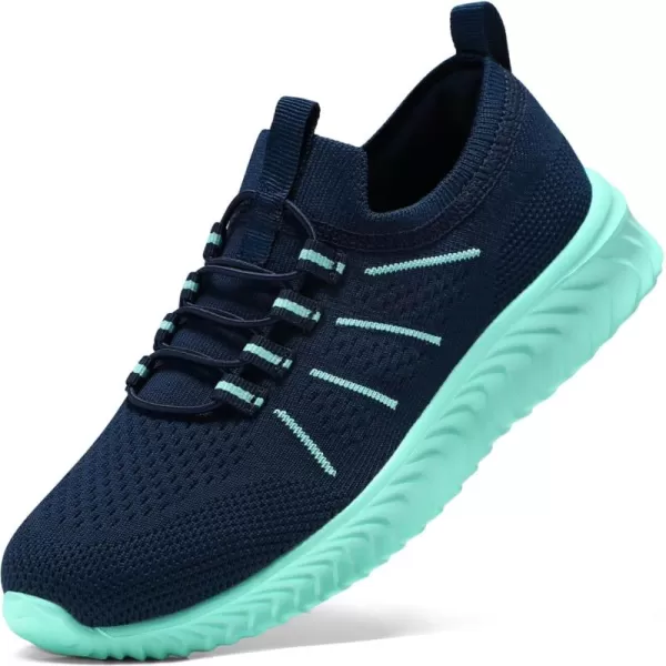 STQ Walking Shoes Cushioned for Women Slip on Sneakers