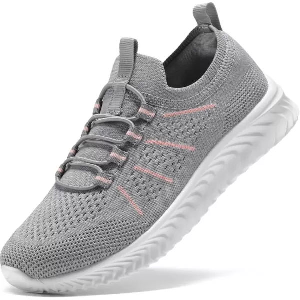 STQ Walking Shoes Cushioned for Women Slip on Sneakers