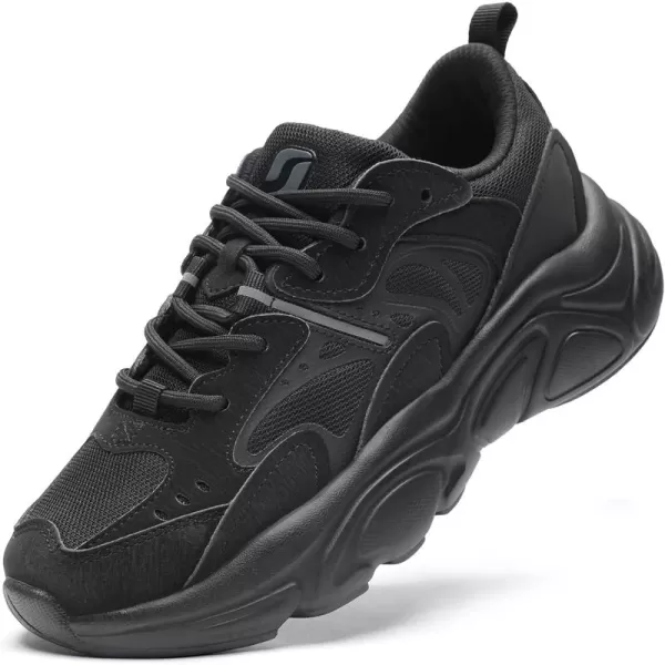 STQ Womens Chunky Sneakers Comfortable Walking Shoes with Arch Sopport