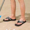 imageFlip Flops Girls Sandals Boys Unisex Summer Beach Non Slip LittleBig Kid Outdoor ampamp IntdoorAll Black