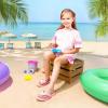 imageFlip Flops Girls Sandals Boys Unisex Summer Beach Non Slip LittleBig Kid Outdoor ampamp IntdoorPink