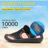 imageSTQ Boys Girls Water Shoes QuickDry Slip on Beach Swim Pool SandalsToddlerLittle KidBlack