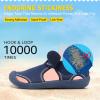 imageSTQ Boys Girls Water Shoes QuickDry Slip on Beach Swim Pool SandalsToddlerLittle KidDark Blue