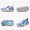 imageSTQ Boys Girls Water Shoes QuickDry Slip on Beach Swim Pool SandalsToddlerLittle KidLight Blue Dolphin