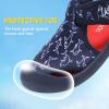 imageSTQ Boys Girls Water Shoes QuickDry Slip on Beach Swim Pool SandalsToddlerLittle KidNavy Shark