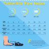 imageSTQ Boys Girls Water Shoes QuickDry Slip on Beach Swim Pool SandalsToddlerLittle KidNavyDinosaur