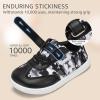 imageSTQ Toddler Girls Boys Wide Toe Barefoot Shoes Kids Walking Tennis Comfort Sneakers Lightweight Breathable Gym ShoeBlack Camo
