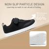 imageSTQ Toddler Girls Boys Wide Toe Barefoot Shoes Kids Walking Tennis Comfort Sneakers Lightweight Breathable Gym ShoeBlack White
