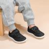 imageSTQ Toddler Girls Boys Wide Toe Barefoot Shoes Kids Walking Tennis Comfort Sneakers Lightweight Breathable Gym ShoeBlack White
