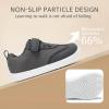 imageSTQ Toddler Girls Boys Wide Toe Barefoot Shoes Kids Walking Tennis Comfort Sneakers Lightweight Breathable Gym ShoeDark Grey