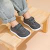 imageSTQ Toddler Girls Boys Wide Toe Barefoot Shoes Kids Walking Tennis Comfort Sneakers Lightweight Breathable Gym ShoeDark Grey
