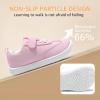 imageSTQ Toddler Girls Boys Wide Toe Barefoot Shoes Kids Walking Tennis Comfort Sneakers Lightweight Breathable Gym ShoeWater Pink