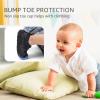 imageSTQ Toddler Shoes Wide Toe Box Boys Slip on Shoes for Kids Girls Sock ShoesBlack Grey