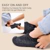 imageSTQ Toddler Shoes Wide Toe Box Boys Slip on Shoes for Kids Girls Sock ShoesBlack Grey