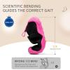 imageSTQ Toddler Shoes Wide Toe Box Boys Slip on Shoes for Kids Girls Sock ShoesBlack Rose