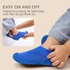 imageSTQ Toddler Shoes Wide Toe Box Boys Slip on Shoes for Kids Girls Sock ShoesSapphire