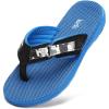 imageFlip Flops Girls Sandals Boys Unisex Summer Beach Non Slip LittleBig Kid Outdoor ampamp IntdoorBlack Blue