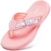 imageFlip Flops Girls Sandals Boys Unisex Summer Beach Non Slip LittleBig Kid Outdoor ampamp IntdoorPink