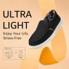 imageSTQ Slip on Boat Shoes for Women Orthopedic Casual Loafers with Arch SupportClassical Black White