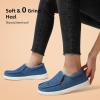 imageSTQ Slip on Boat Shoes for Women Orthopedic Casual Loafers with Arch SupportDenim Blue