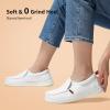 imageSTQ Slip on Boat Shoes for Women Orthopedic Casual Loafers with Arch SupportWhite Floral
