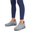 imageSTQ Walking Shoes Women Slip On Sneakers Air Cushion Comfortable Breathable Lightweight Mesh Shoes Shock Absorbing Design Ideal for Plantar Fasciitis All Day StandingMedium Grey Pink