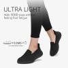 imageSTQ Walking Shoes Women Slip on Sneakers Orthopedic Shoes Non Slip Elderly Comfort Lightweight Casual Standing TravellingBlack