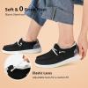 imageSTQ Womens Slip on LoafersOrthopedic Comfotable Fur Lined Ultralight Boat Casual Shoes with Arth SupportClassical Bw