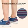 imageSTQ Womens Slip on LoafersOrthopedic Comfotable Fur Lined Ultralight Boat Casual Shoes with Arth SupportDenim Blue