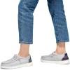 imageSTQ Womens Slip on LoafersOrthopedic Comfotable Fur Lined Ultralight Boat Casual Shoes with Arth SupportLight Grey