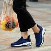 imageSTQ Womens Slip on Walking Shoes Air Cushion Comfortable Supportive Orthopedic Nursing Sneakers for Plantar FasciitisNavy
