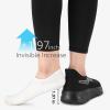 imageSTQ Womens Slip on Walking Shoes Supportive Non Slip Work Lightweight Cushion Plantar Fasciitis Orthopedic Breathable Sneakers for All Day StandingAll Black