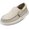 imageSTQ Slip on Boat Shoes for Women Orthopedic Casual Loafers with Arch SupportTaupe