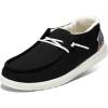 imageSTQ Womens Slip on LoafersOrthopedic Comfotable Fur Lined Ultralight Boat Casual Shoes with Arth SupportClassical Bw