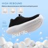 imageSTQ Kids Shoes Girls Boys Lightweight Slip on Walking SneakersBlack White