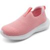 imageSTQ Kids Shoes Girls Boys Lightweight Slip on Walking SneakersPink
