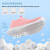 imageSTQ Kids Shoes Girls Boys Lightweight Slip on Walking SneakersPink