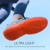 imageSTQ Road Running Shoes for Womens Breathable Cushion Tennis Walking Sneakers Women Athletic Gym Workout Sport Training Fitness Cushioned Lightweight Comfort Plantar FasciitisMedium Grey Orange