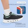 imageSTQ Road Running Shoes for Womens Breathable Walking Tennis Sneakers Women Athletic Gym Workout Cushion Sport Training Fitness Cushioned Lightweight Comfort Plantar FasciitisGrey
