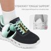 imageSTQ Road Running Shoes for Womens Breathable Walking Tennis Sneakers Women Athletic Gym Workout Cushion Sport Training Fitness Cushioned Lightweight Comfort Plantar FasciitisGrey