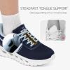 imageSTQ Road Running Shoes for Womens Breathable Walking Tennis Sneakers Women Athletic Gym Workout Cushion Sport Training Fitness Cushioned Lightweight Comfort Plantar FasciitisNavy
