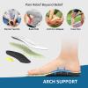 imageSTQ Slip on Sneakers Men Comfort Walking Shoes Orthopedic Shoes for Plantar FasciitisDark Grey